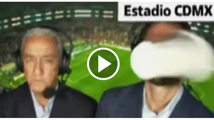 José Carlos Crespo recibió el impacto de un vaso de cerveza mientras realizaba un enlace en vivo.