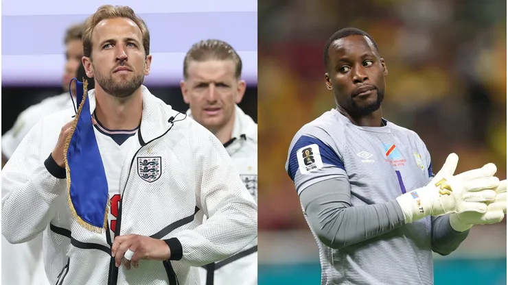 Harry Kane y Lionel Mpasi-Nzau.