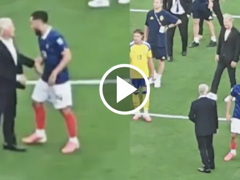 VIDEO | Tensión en Francia: Cherki y Deschamps protagonizan incómodo episodio