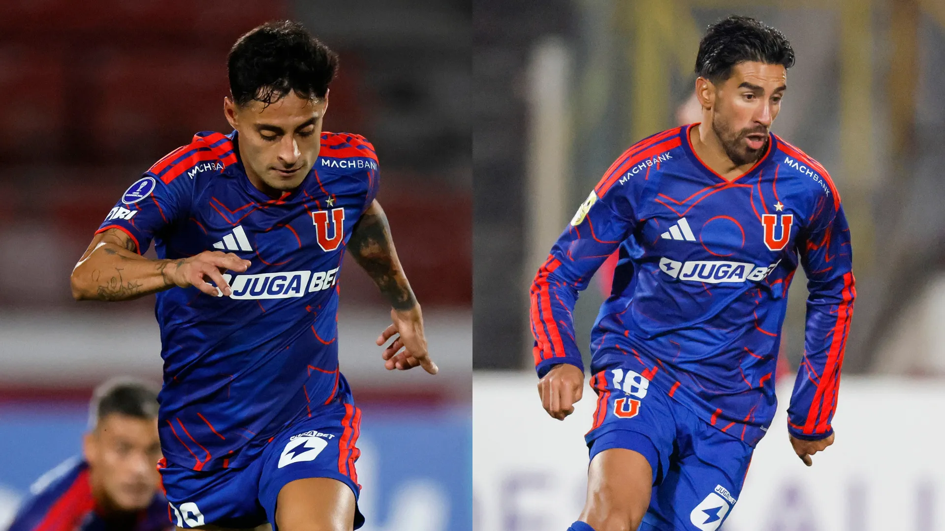Javier Altamirano y Juan Martín Lucero no convencen en Universidad de Chile. (Imagen: Photosport)