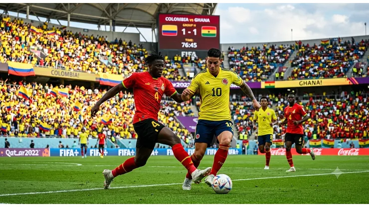 Colombia enfrenta a Ghana y sueña con los Octavos.