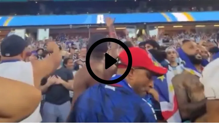 La cuestionable acción de los hinchas de Argentina que se hace viral