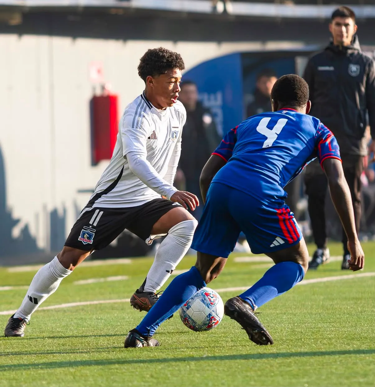 La Sub 15 de Colo Colo también hizo de las suyas ante la U. (Foto: @colocolofutboljoven)