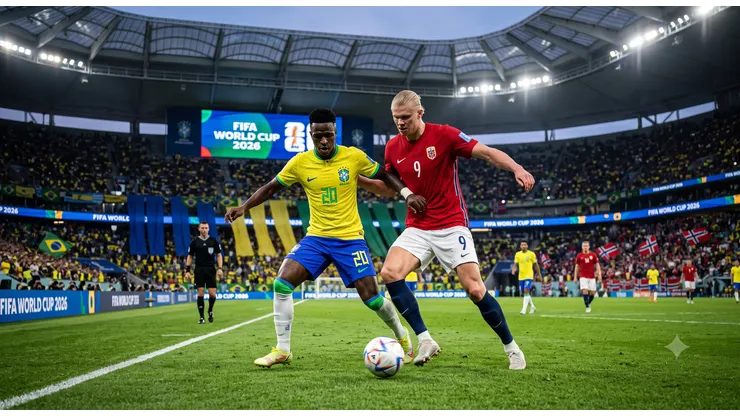 Brasil vs Noruega por octavos de final del Mundial.