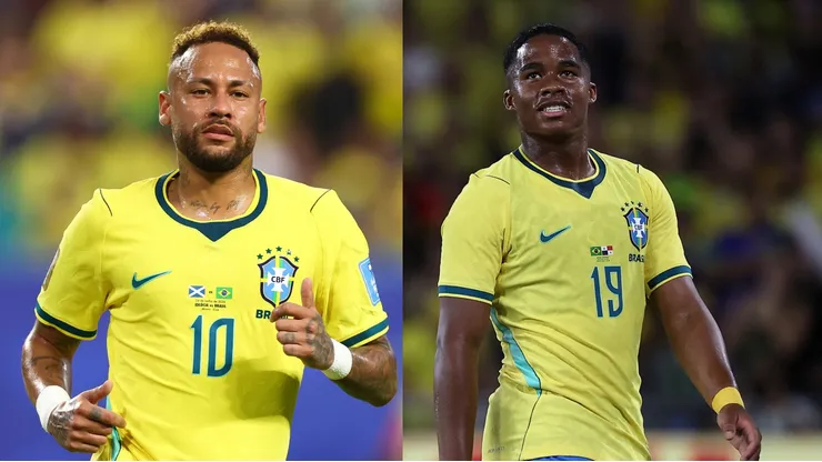Neymar y Endrick no forman parte del once titular de Brasil.