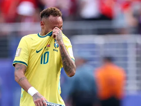 El desconsolado llanto de Neymar tras la eliminación de Brasil