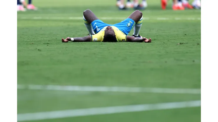 Los hinchas brasileños se la agarraron con Vinicius.