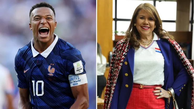 Kylian Mbappé le respondió con todo a senadora paraguaya que lo atacó