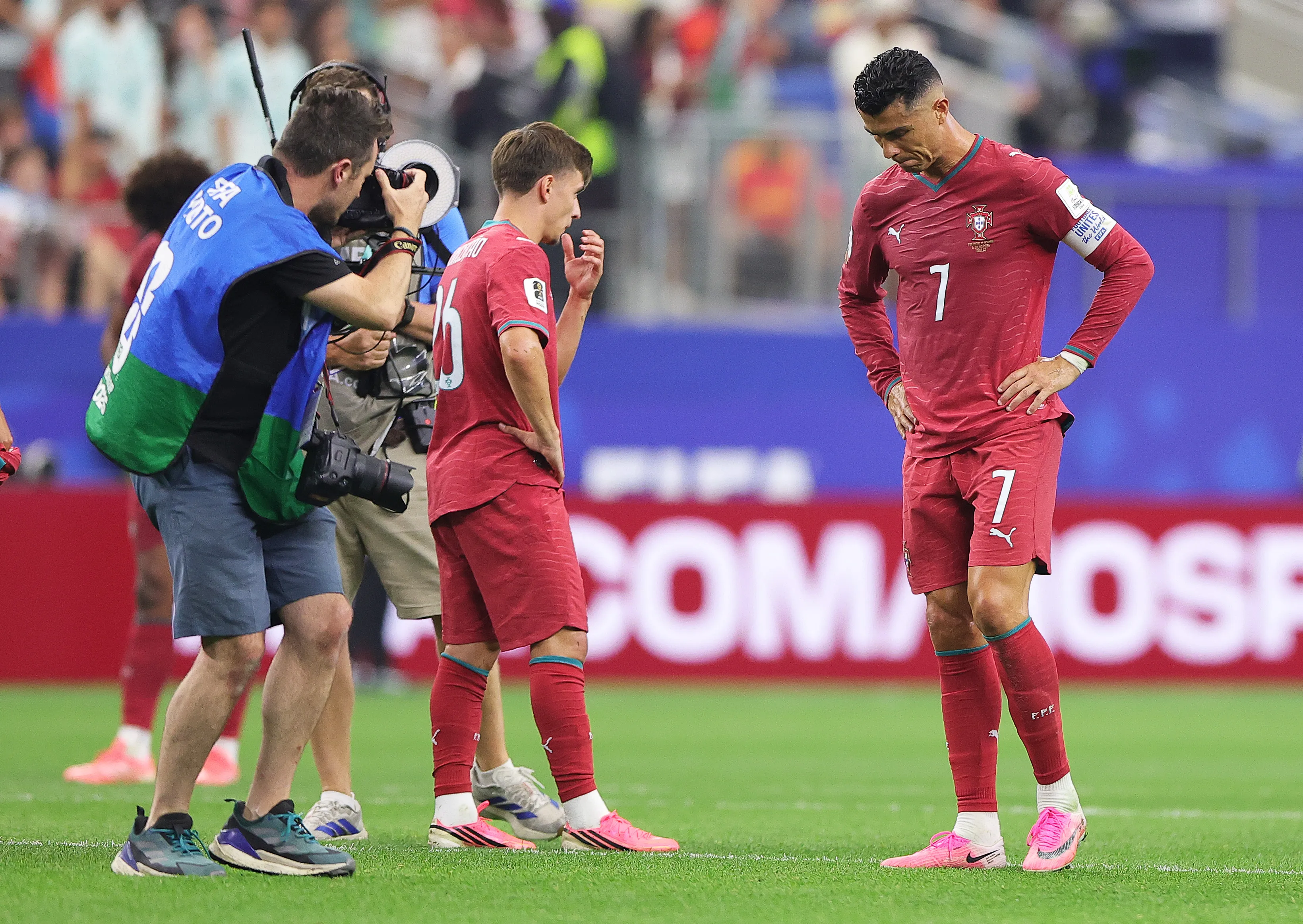 Cristiano Ronaldo sufrió la eliminación | Foto: Getty Images