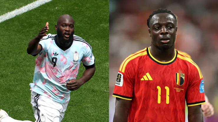 Lukaku y Doku no forman parte del once titular de Bélgica.
