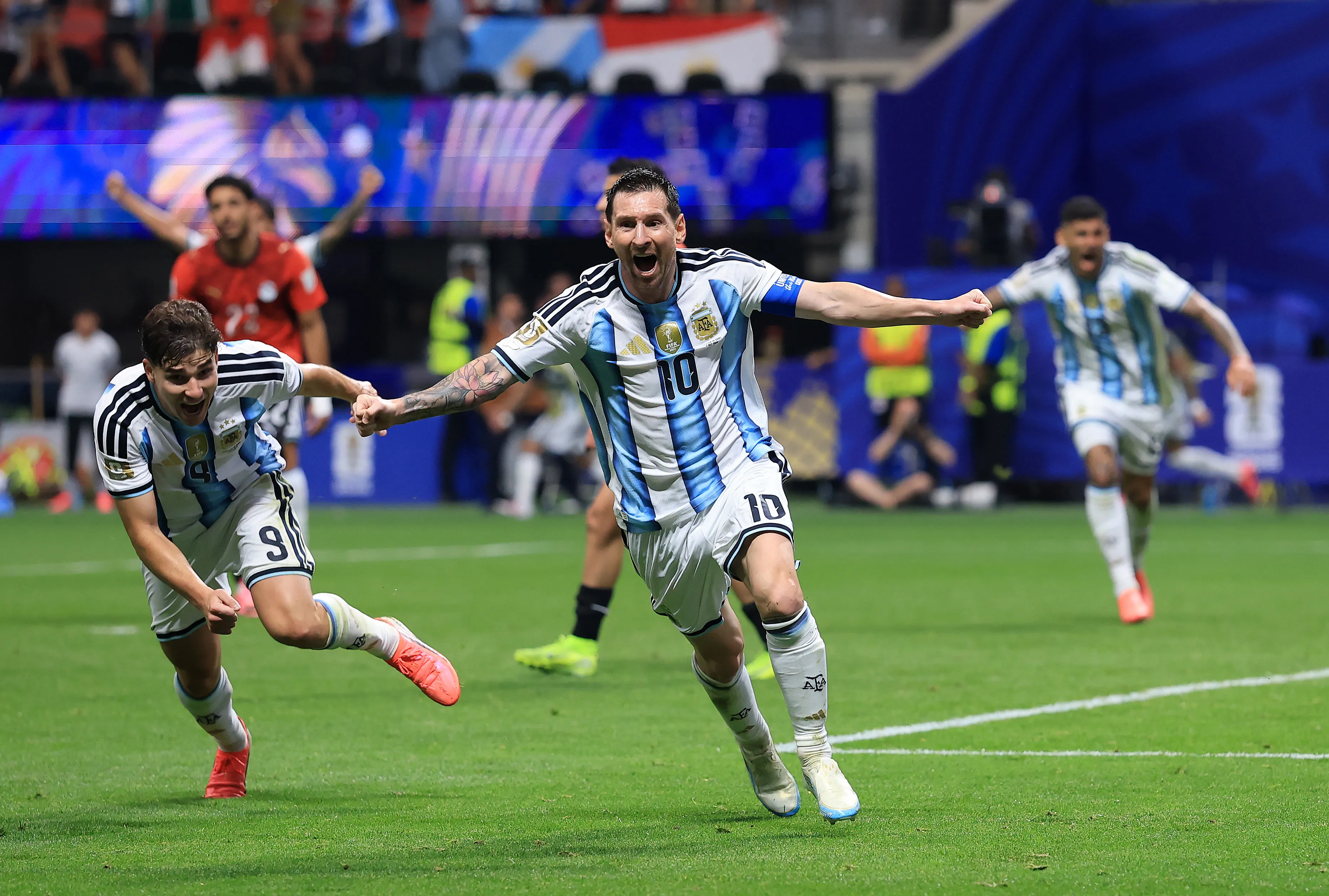 Lionel Messi no para de anotar y lleva ya 8 tantos en la copa del mundo.