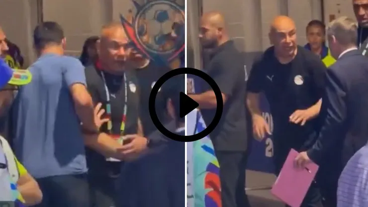 El DT de Egipto casi se enfrasca en una discusión con Lionel Scaloni