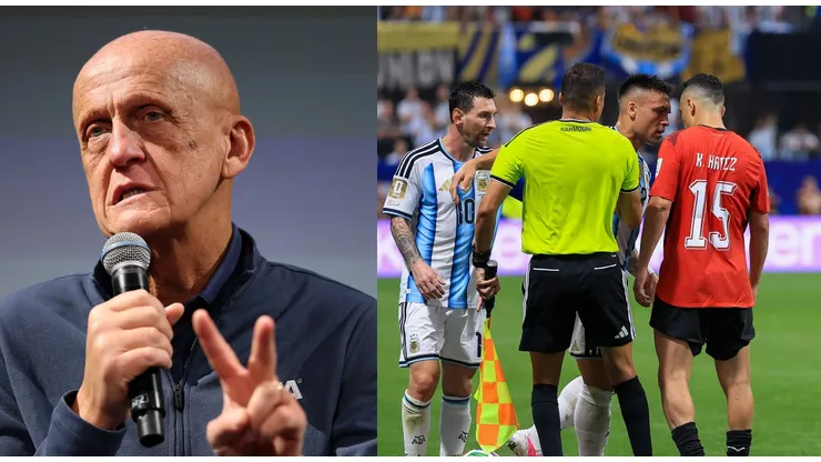 Collina zanja la polémica del Argentina vs. Egipto: esto dijo el jefe de los árbitros