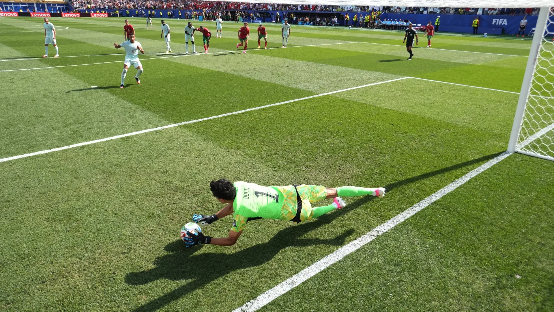 Así fue la atajada de Bounou a Mbappé en el Mundial 2026 | FOTO: Getty Images