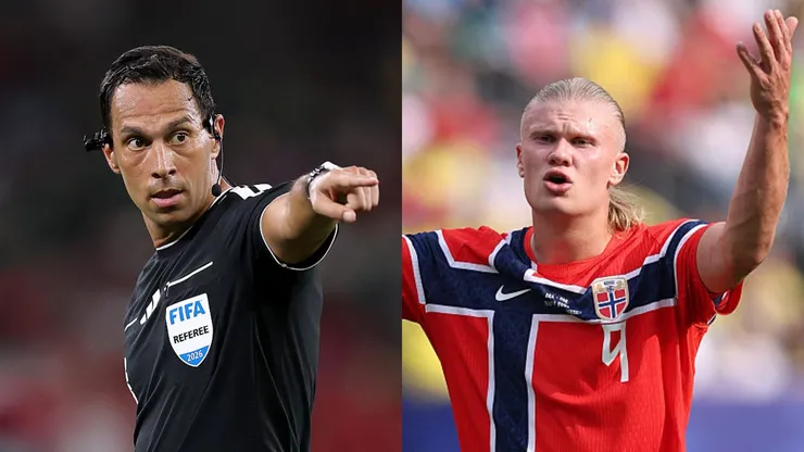 Haaland criticó al argentino Facundo Tello.