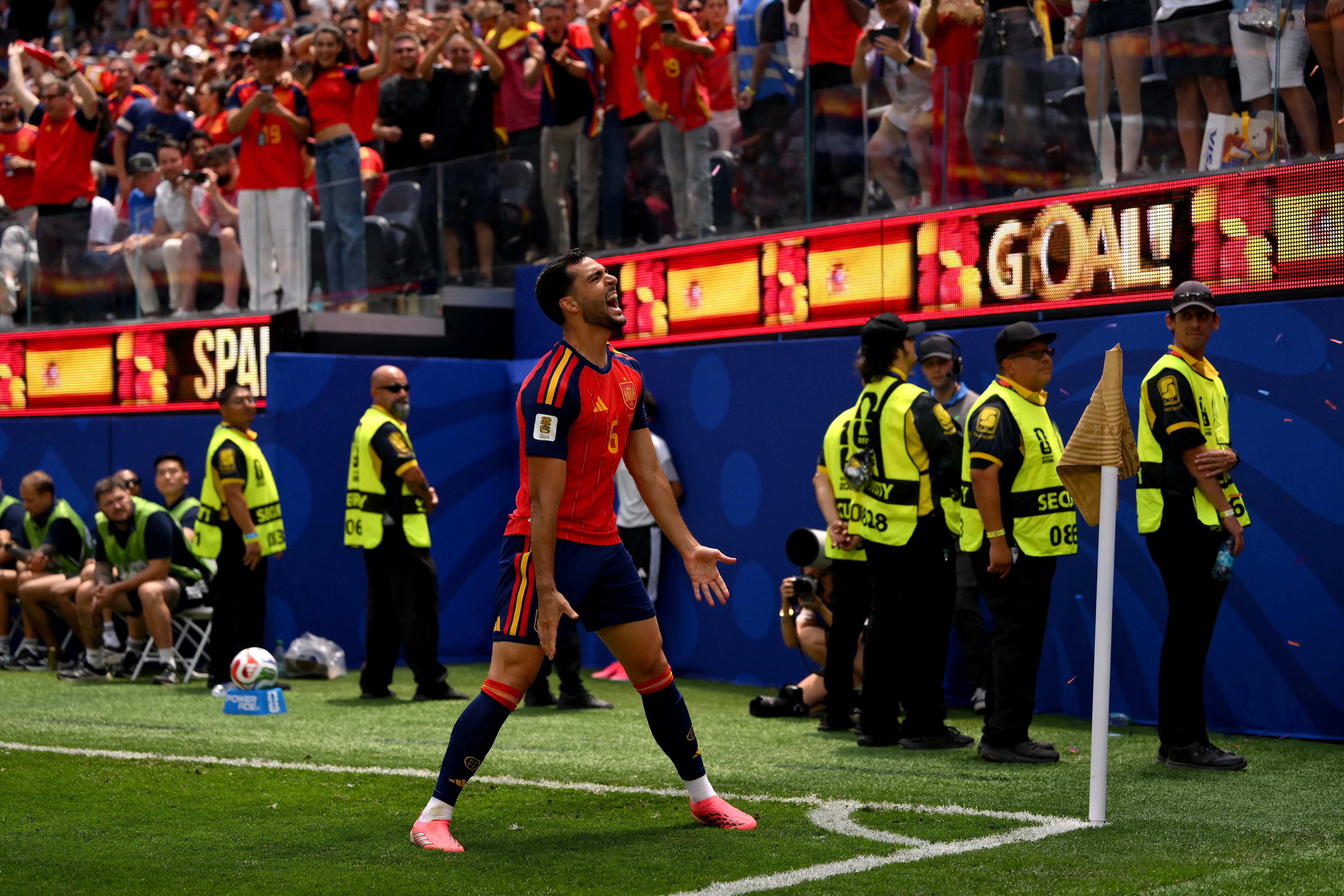 Mikel Merino le dio la clasificación a la semifinal a España | FOTO: David Ramos/Getty Images
