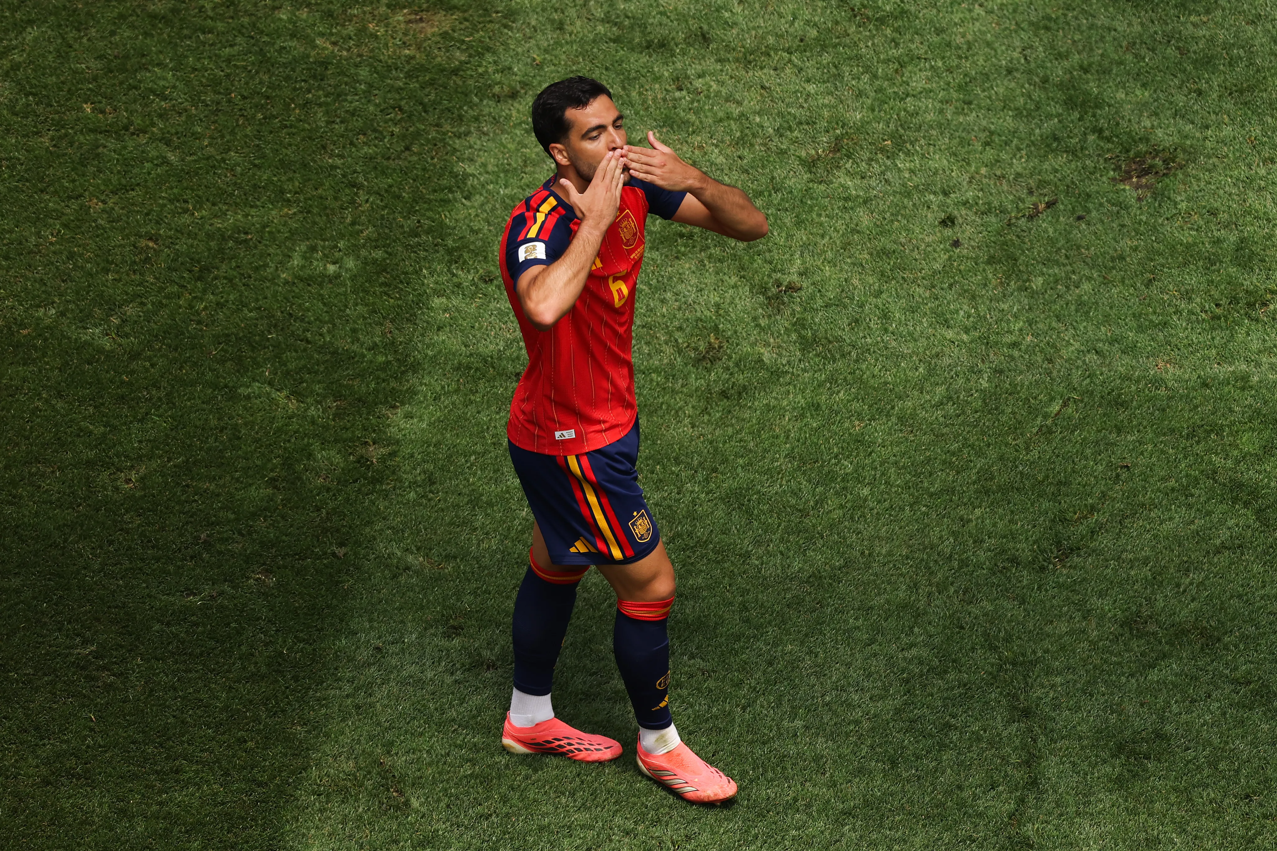 Merino volvió a brillar en España | Foto: Getty Images