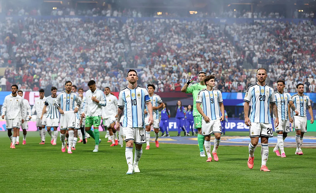 Argentina va por las semifinales del Mundial esta noche. | Foto: Getty Images