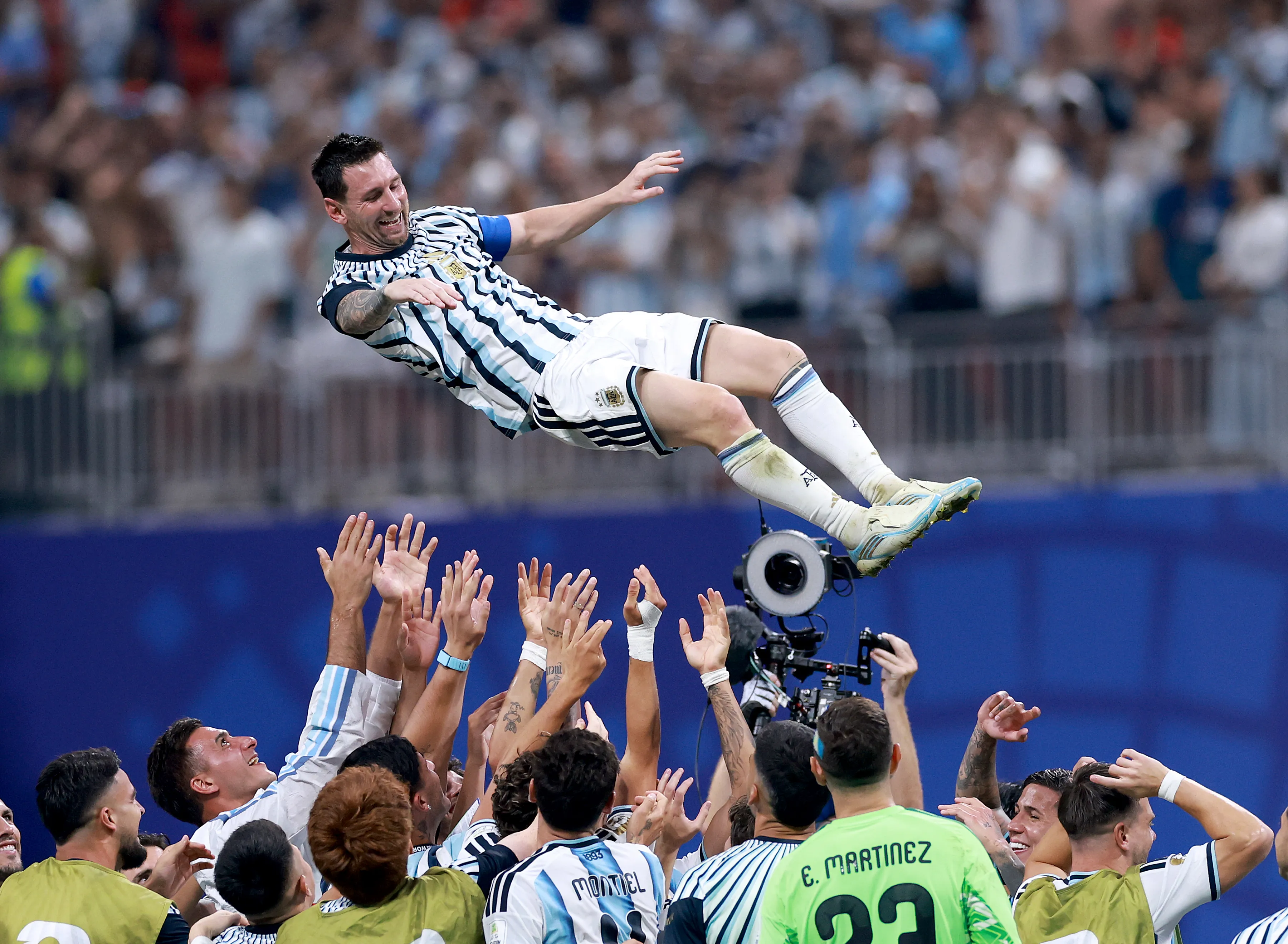 Lionel Messi buscan meterse en una nueva semifinal de la cita planetaria | FOTO: Elsa/Getty Images