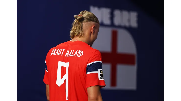 Se supo por qué salió del partido Erling Haaland.