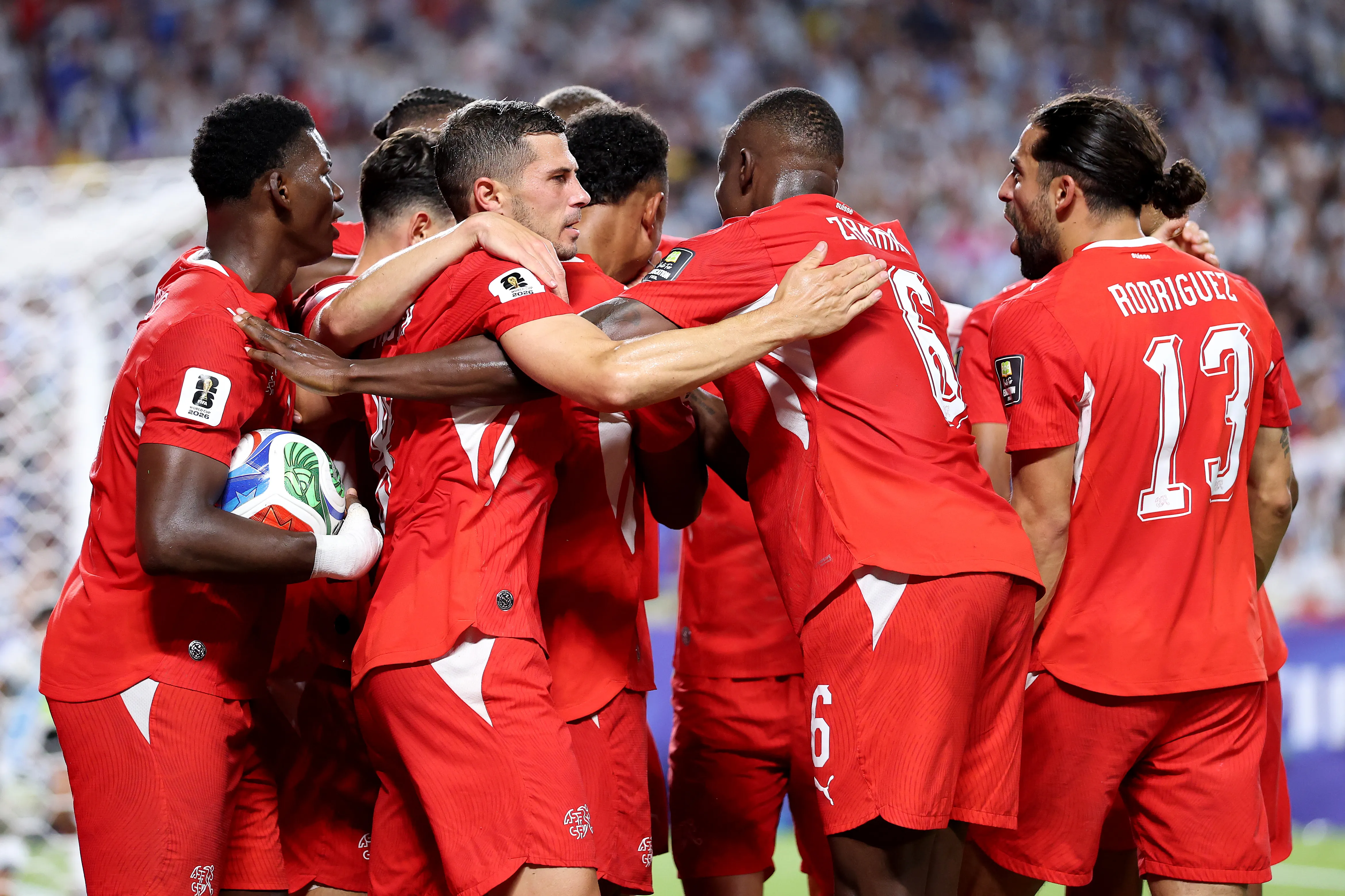 Suiza dio batalla y logró empatar el partido y forzar el alargue