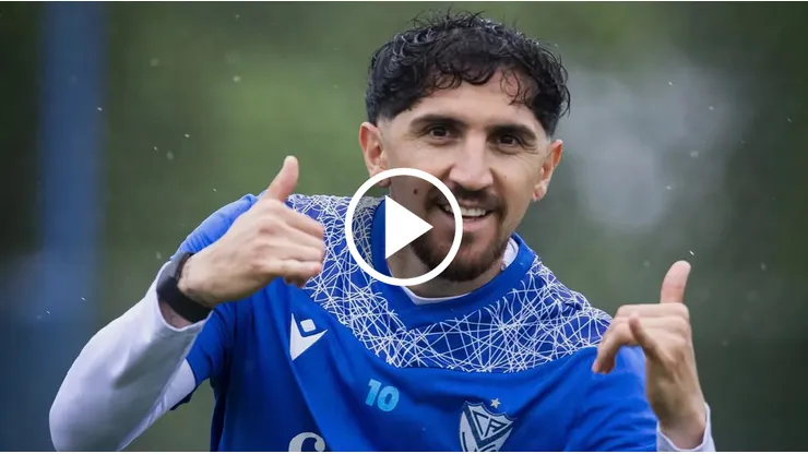 Diego Valdés convirtió dos golazos en amistoso de Vélez Sarsfield. (Foto: @velez)