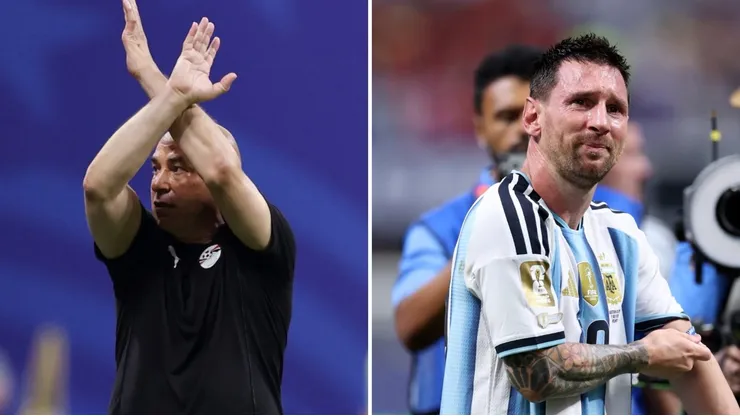 El DT de Egipto destapó este polémico cruce con Lionel Messi