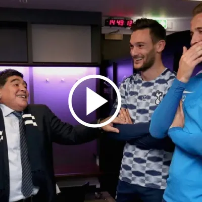 VIDEO | El día que Maradona le enseñó a definir a Kane