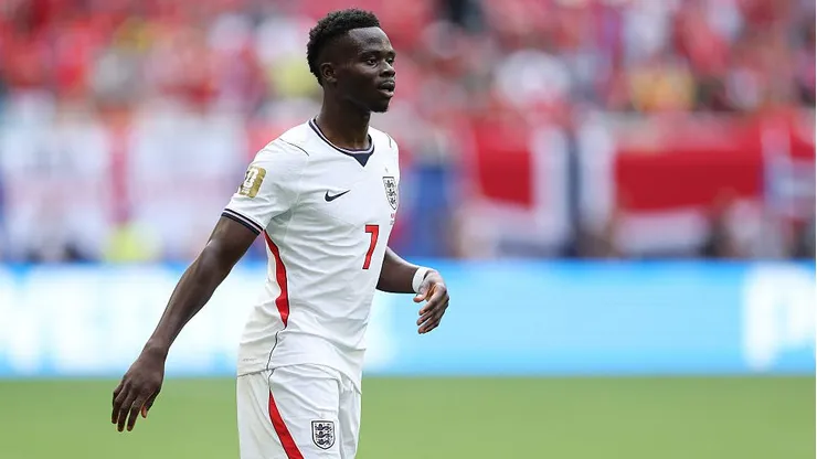 Bukayo Saka no será de la partida en el duelo ante Argentina