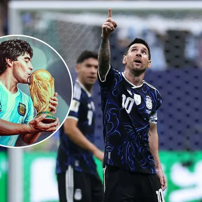 La emocionante dedicatoria de Messi a Maradona tras vencer a Inglaterra