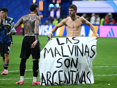 Hasta la pérdida del partido: Lo que enfrenta Argentina por bandera exhibida por sus jugadores