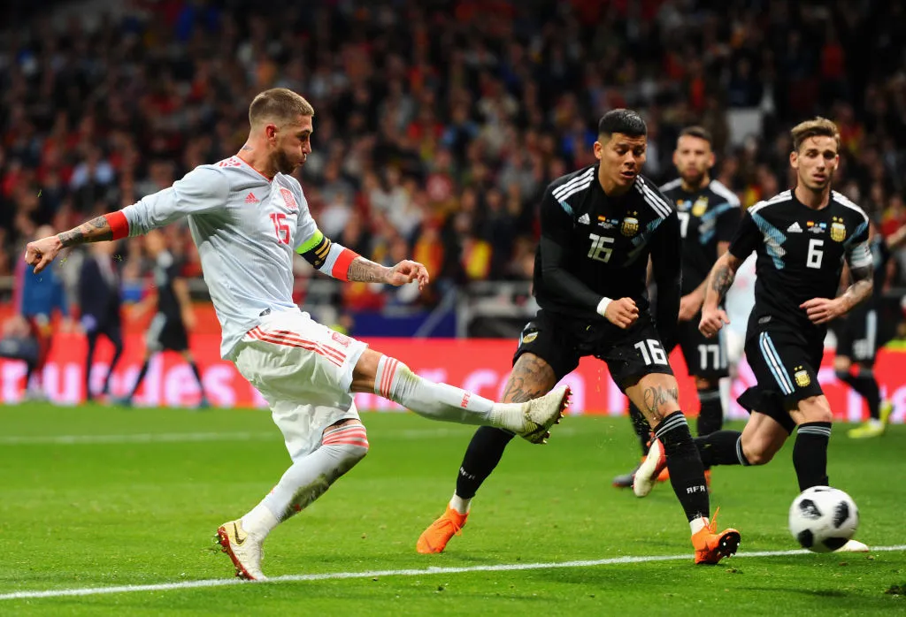 España goleó a Argentina previo al Mundial de Rusia 2028. (Foto: Denis Doyle/Getty Images)