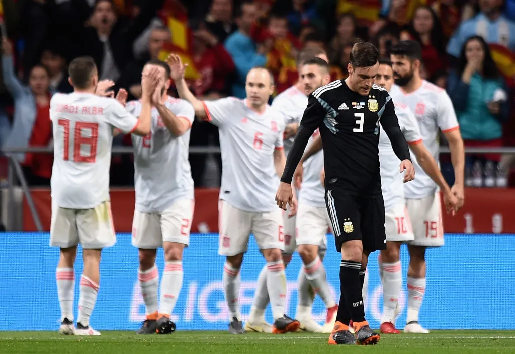 Nicolás Tagliafico es uno de los sobrevivientes del Argentina vs. España en 2018. (Foto: Denis Doyle/Getty Images)
