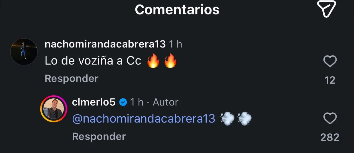 La respuesta de Merlo por el rumor de Vozinha a Colo Colo. | Foto: Instagram