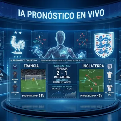 La IA revela quién ganará el Francia vs Inglaterra