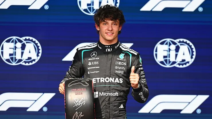 Kimi Antonelli se queda con la 'pole' en Bélgica. (Foto: Rudy Carezzevoli/Getty Images)