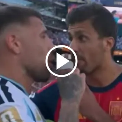 Otamendi le niega el saludo a Rodri y lo encara tras la final: "Toda la semana estuviste..."