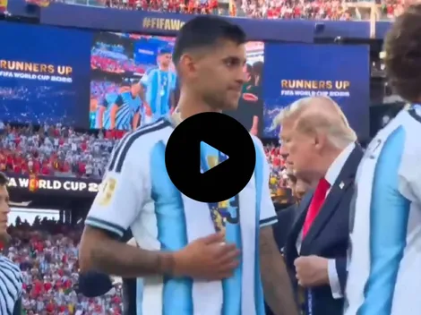 VIDEO| El Cuti le niega el saludo a Trump en la final del Mundial