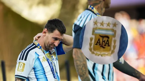¿Fue la mufa?: Revelan imágenes de la camiseta argentina con cuatro estrellas