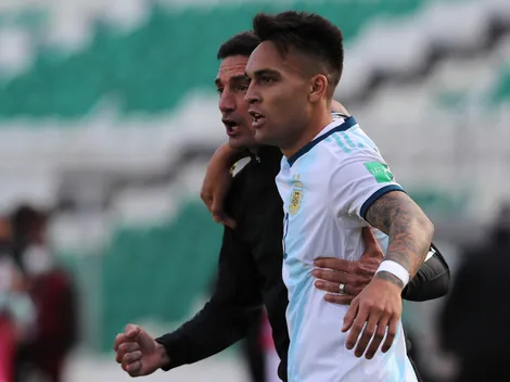 Lautaro Martínez da like a críticas en contra de Lionel Scaloni