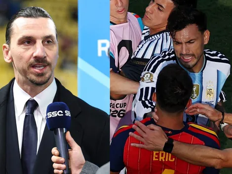 Ibrahimović no perdona a Paredes por la pelea en la final: "Le habría dado..."