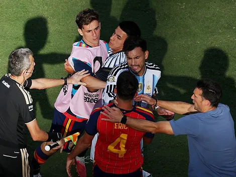 Gavi se apiada de Leandro Paredes pese a la agresión en la final