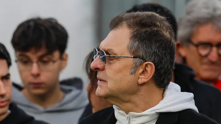 El mandamás albo no quedó nada contento con la gracia del uruguayo.