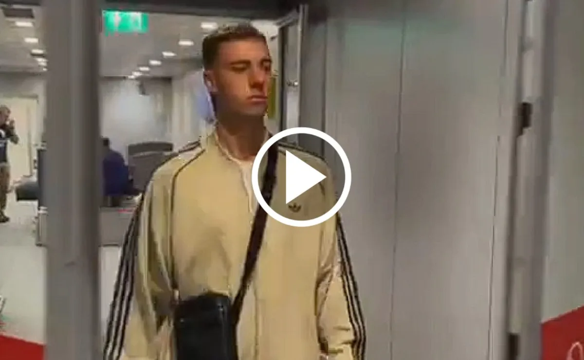 VIDEO | Valentín Gauthier aterriza en Chile y deja su primera frase sobre Universidad de Chile: “Estoy…”