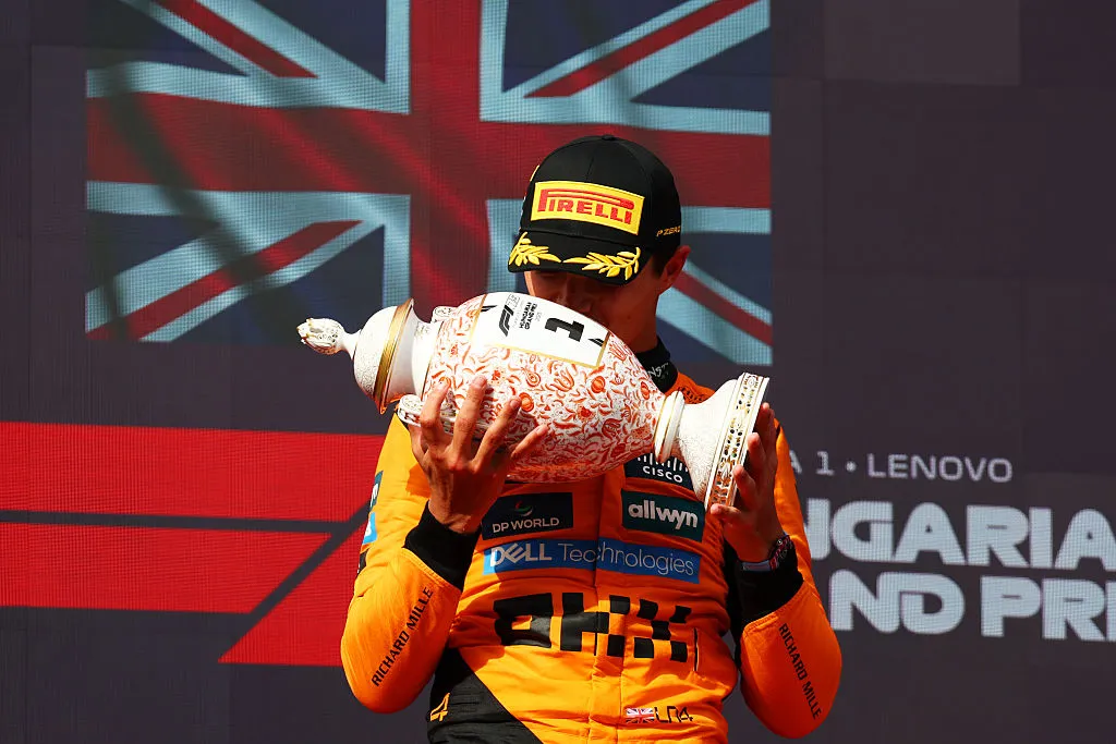 Lando Norris fue el último ganador en Hungría el 2025. (Foto: Clive Rose/Getty Images)