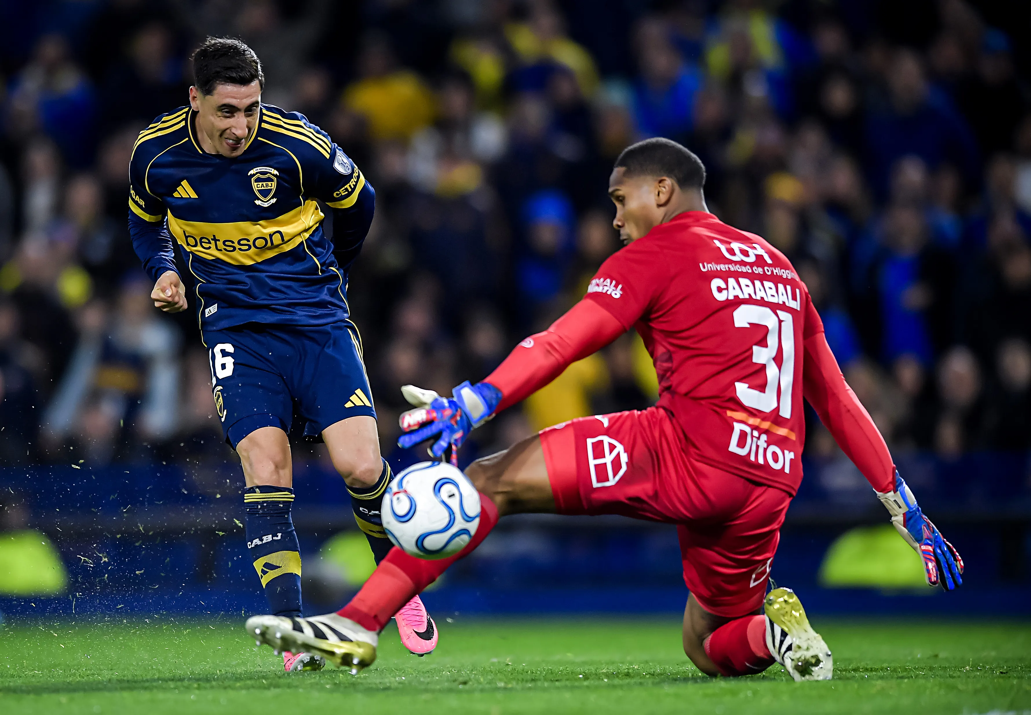 Merentiel marcó el único gol del partido.