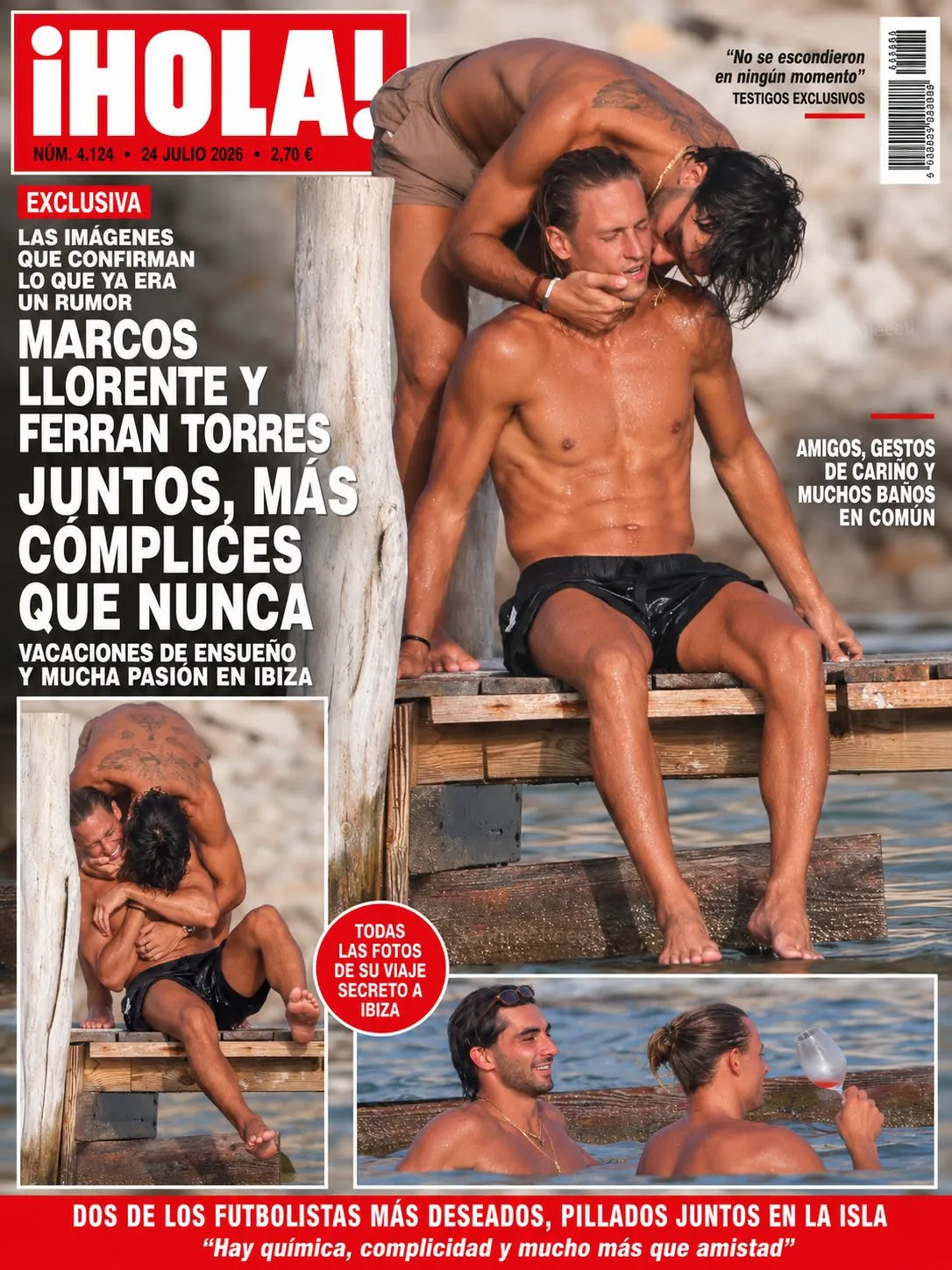 Portada de HOLA deja en entrever mucho “más que una amistad” entre los campeones del mundo.