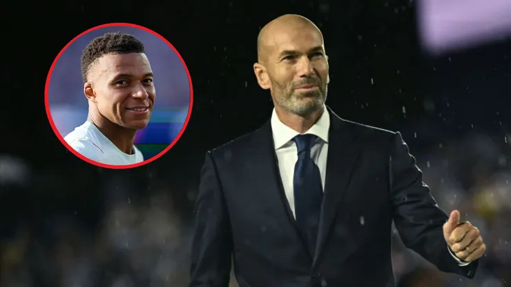 Mbappé reaccionó a la llegada de Zidane a Francia.