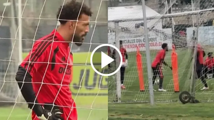 Vozinha tuvo su primer entrenamiento en Colo Colo