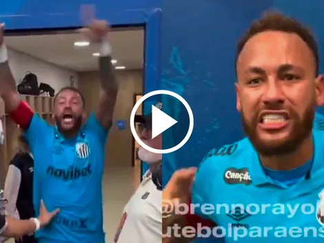 VIDEO: El descontrol de Neymar en la Copa de Brasil que da la vuelta al mundo